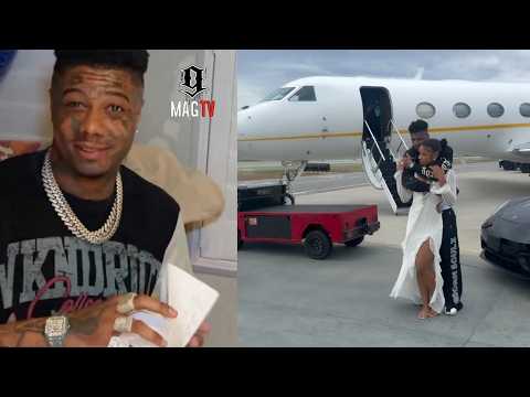Blueface Charters A Private Jet After Chrisean Gifts Him A 6 Figure Check! 🛩