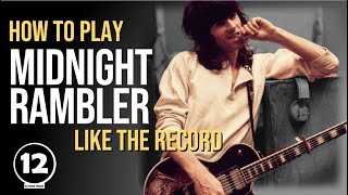 Video thumbnail of "Midnight Rambler - Rolling Stones | Guitar Lesson"