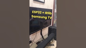On and off Samsung TV with ESP32 #esp32 #irremote