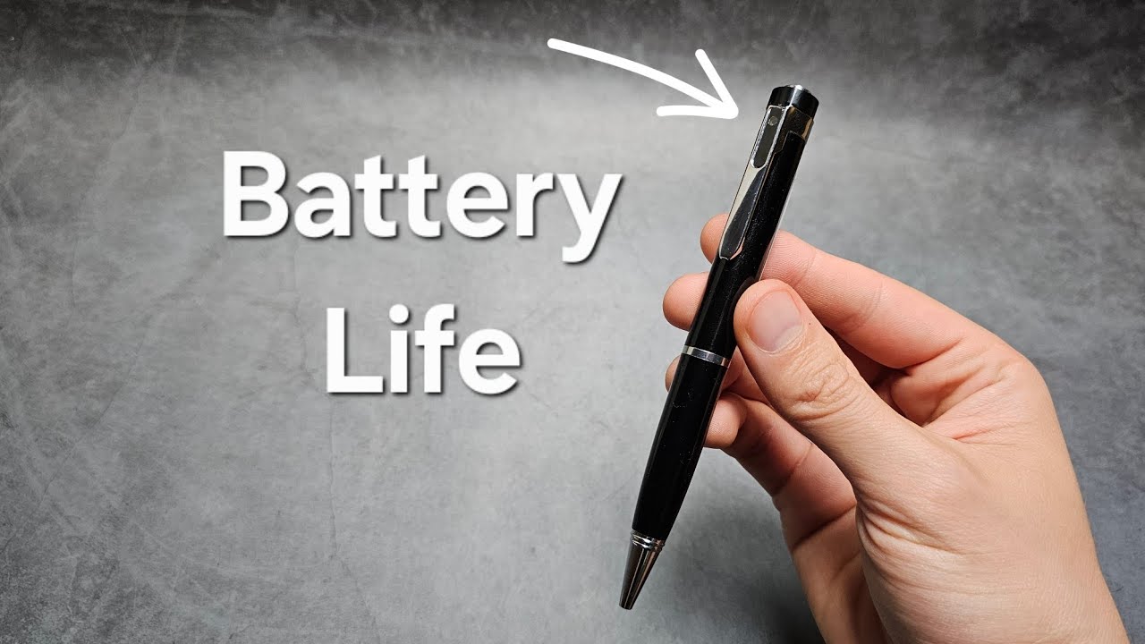HD Spy Camera Pen - Battery Life, how long Can it Record on a single Charge?
