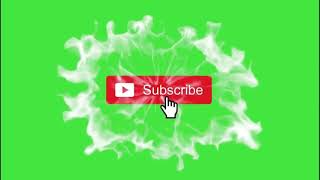 Water  Subscribe Button __ No Copyright __ Green Screen