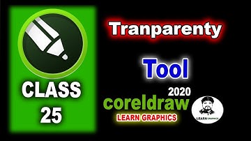 how to use Transparency Tool in coreldraw 2020 #Learn Graphics in urdu hindi