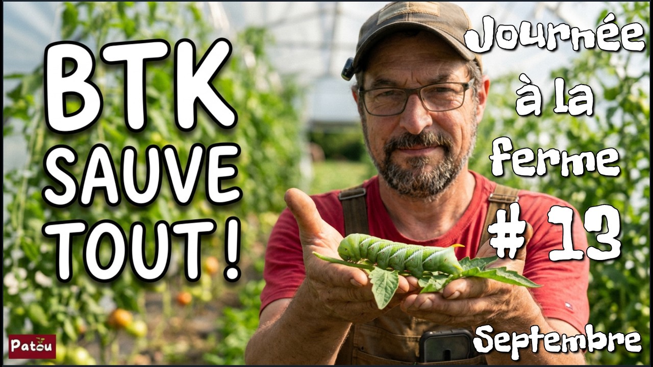 Québec | Journée à la ferme #13 | BTK !! SAUVE mes TOMATES | On gère les imprévues dans les COURGES!