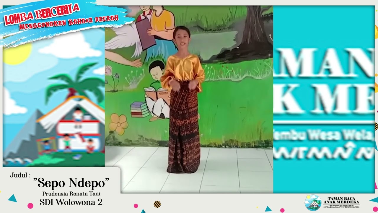 SDI Wolowona 2||Prudensia Tani ||Sepo Ndepo ||Lomba Bercerita Anak Menggunakan Bahasa Daerah ENDELIO