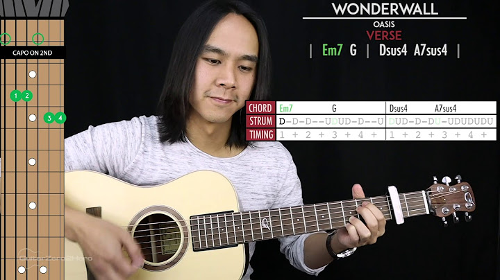 Wonderwall Guitar version - Guitar performance video thumbnail
