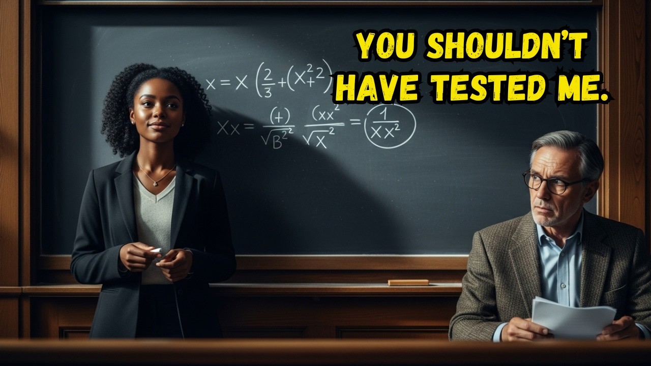 Prof Doesn't Know Black Student Is Math Prodigy — Sets 'Impossible' Equation to Mock Him, Regrets It