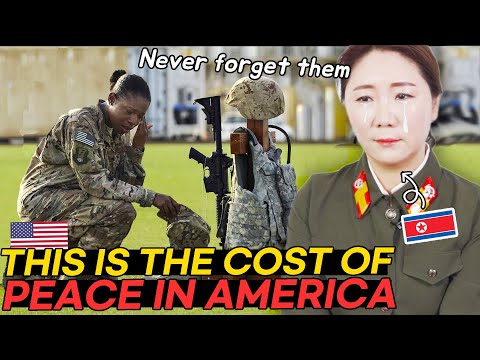 North Korean Soldier gets shocked watching US "Thank you for your service" video