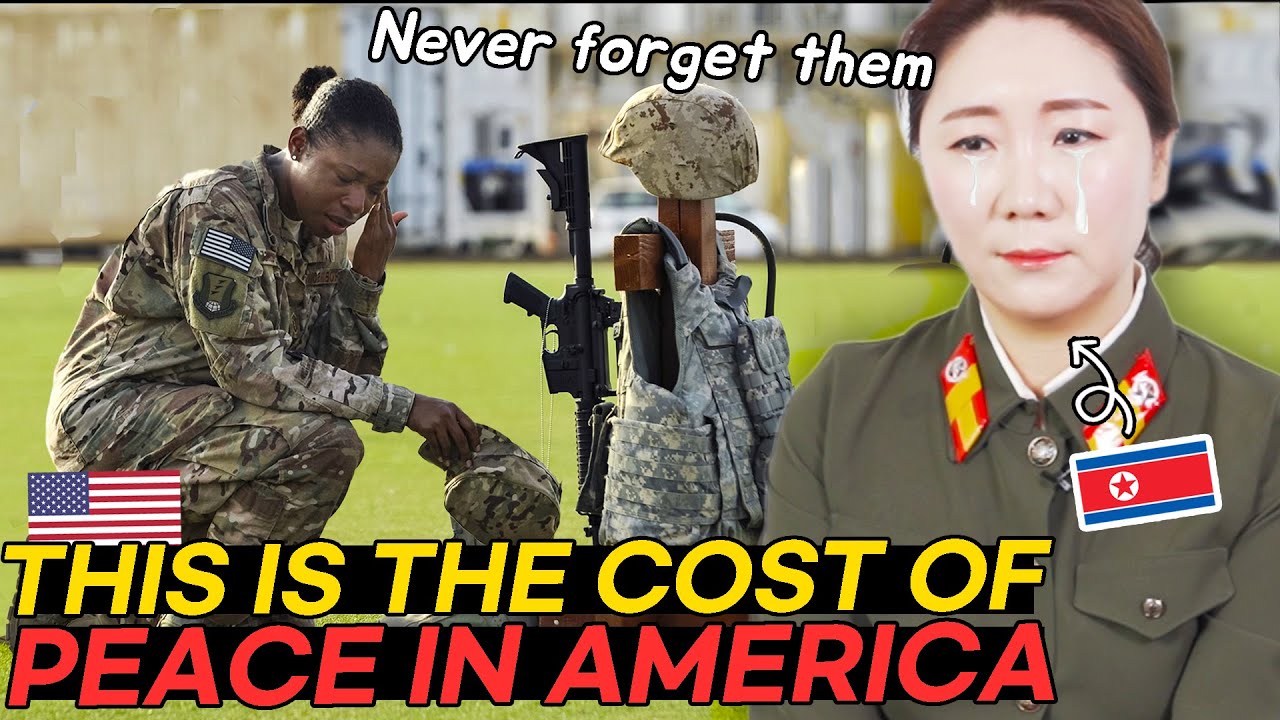 North Korean Soldier gets shocked watching US "Thank you for your service" video