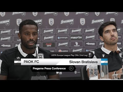 Pregame: Η συνέντευξη Τύπου του ΠΑΟΚ - SK Slovan Bratislava- PAOK TV