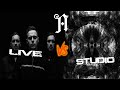 ARCHITECTS LIVE VS STUDIO