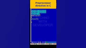 Preprocessor directive in C Part 159 | C Programming #youtubeshorts #ytshorts