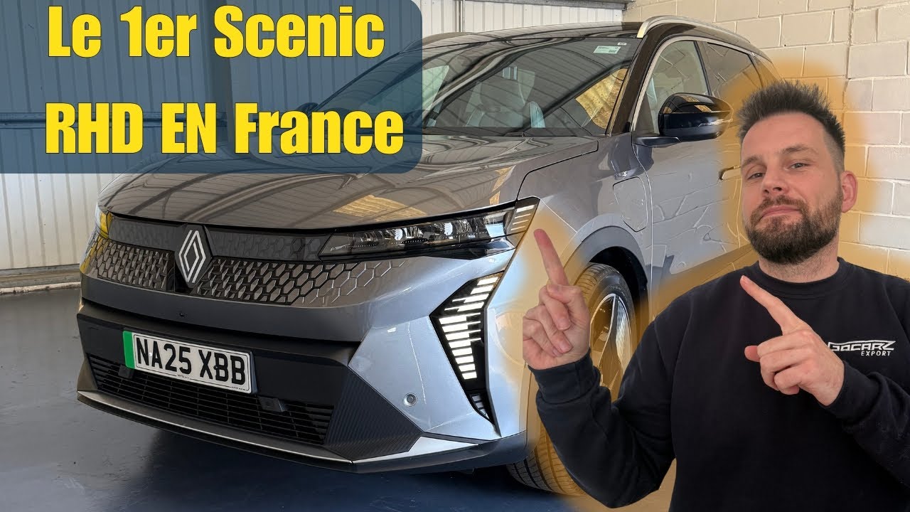 Renault Scénic E-Tech à volant à droite : l'import et l'autonomie réelle