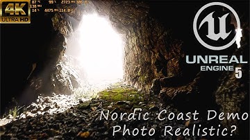 Insanely Realistic Coastal Scenery-Unreal Engine 5 Demo:Nordic Coast [VIVID][4k]|AMD RX 6900 XT