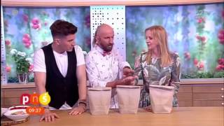 Magic trick goes wrong - TV host impales hand on 6-inch nail