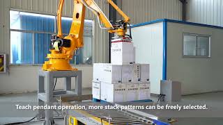 Easton Robot Palletizer for Case Palletizing #palletizer