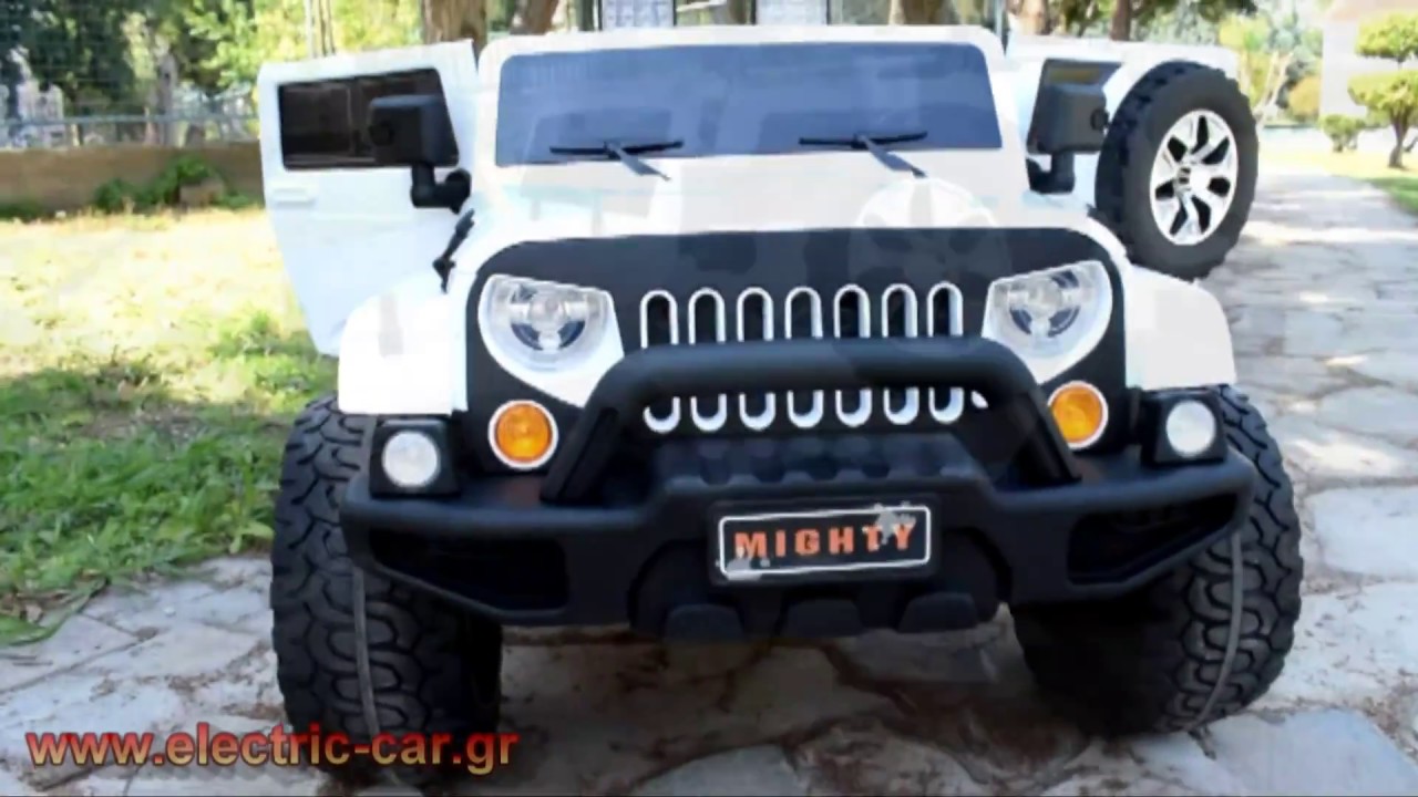 http://carsforkids.org Jeep Wrangler 4x4 12V - RIDE ON BATTERY CARS