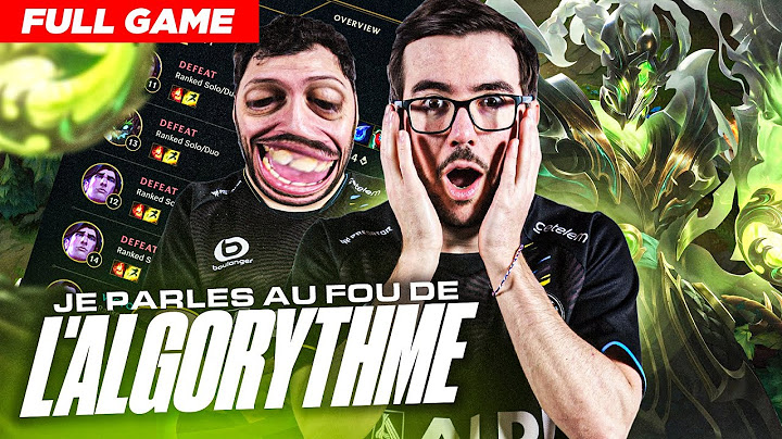 POV : TU PARLES AU FOU DE L'ALGORYTHME POUR PAS QU'IL TE TUE