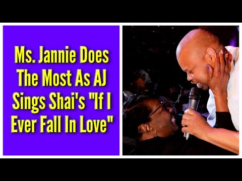 Ms. Jannie Does The Most As AJ Sings Shai's "If I Ever Fall In Love" | Rickey Smiley Karaoke Night