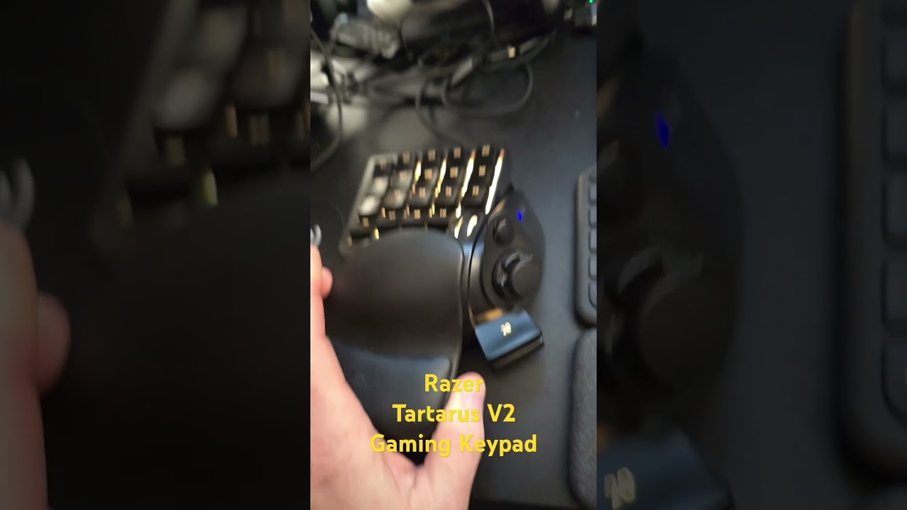 My gaming setup - Razer gaming keypad on Xbox