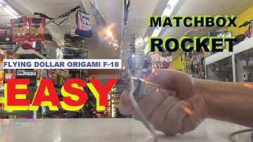 How To Make A Matchbox Rocket Launching Kit