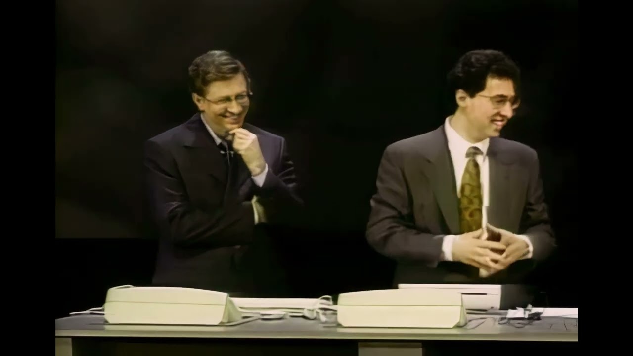 Bill Gates' EPIC Windows 98 Crash (Upscaled 4K) - You WON'T Believe This Error!