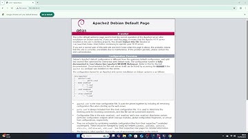 Instalasi dan konfigurasi WEB SERVER Linux Debian 10.9
