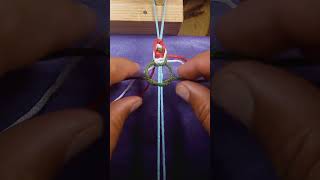 super easy 3 color macrame bracelet #shorts #viralshort #trendingshorts #crafting