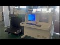 X ray baggage scanner integrated function of face recognition starting up, walk through metal detect
