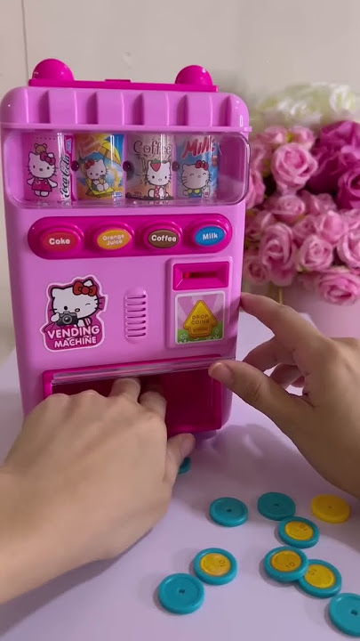 MOST CUTEST HELLO KITTY VENDING MACHINE | ASMR #shorts #satisfying #viral #trending #hellokitty 😻