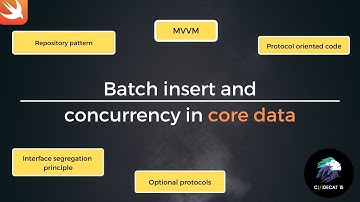 Insert JSON API result in core data using concurrency Swift Hindi tutorial Part 1