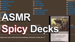 [ASMR] All my SPICY🌶MTG decks on Tapped-Out