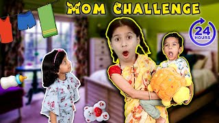 24-Hour Challenge:LIVING LIKE A MOM CHALLENGE 👩🏻‍🍼| Gone Wrong | Pari's Lifestyle