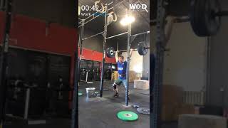 Push jerk with catch pause