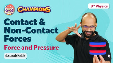 Contact and Non Contact Forces Class 8 Science - Force and Pressure | BYJU