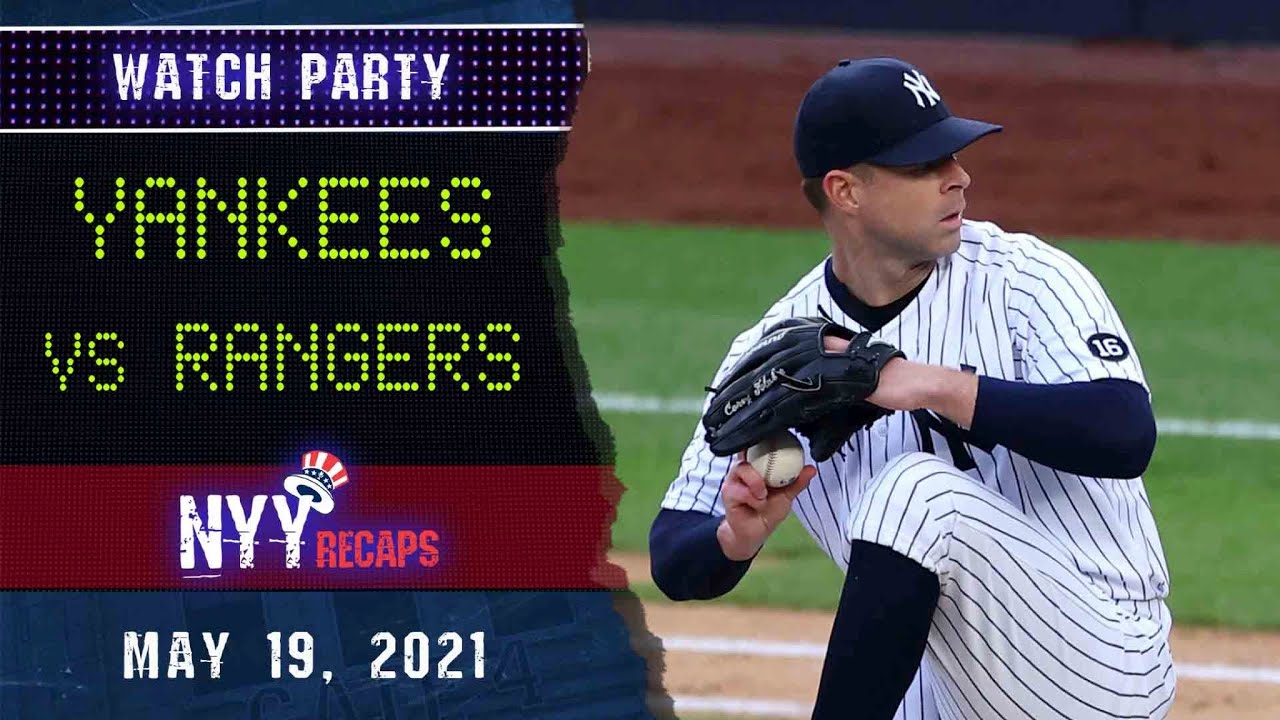 Kluber No-hitter – LIVE reactions – final 4 innings of  Watch Party | Yankees vs Rangers – 5/19/21