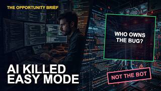 AI didn't kill coding. It killed easy mode.
