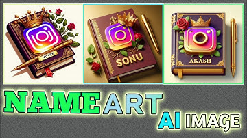 #Video Viral Trending Instagram Name Art AI Image Kaise Banaye|| Technical Moon 87