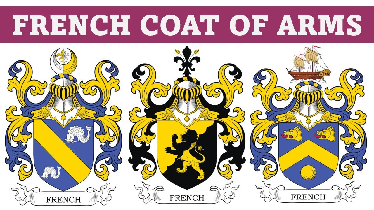 French Coat Of Arms Family Crest Symbols Bearers History YouTube French Coat Of Arms Family Crest Symbols Bearers History YouTube