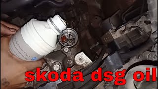 How to change automatic transmissiondsg 6 speed  transmission oil without oil filling tool