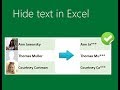 Learn How To Hide Cell Contents in Excel Spreadsheets