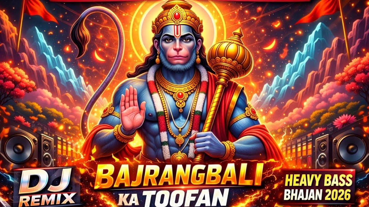 Bajrangbali Ka Toofan | Jai Hanuman DJ Remix | Hanuman Ji Heavy Bass Bhajan 2026