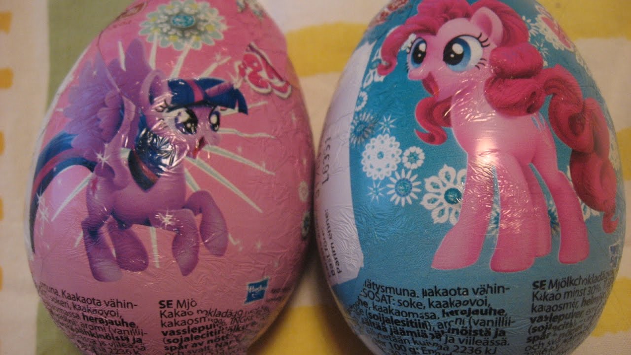 My little pony chocolate surprise eggs YouTube