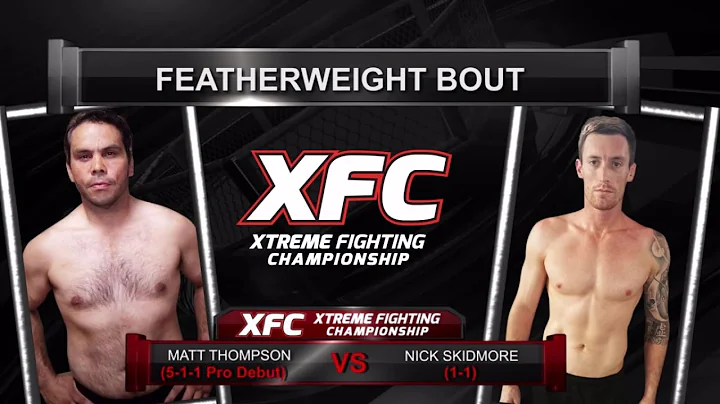 XFC 27 Nick Skidmore vs Matt Thompson
