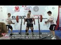 World Junior Record Squat with 205 kg by Zuzanna Kula POL in 52 kg class