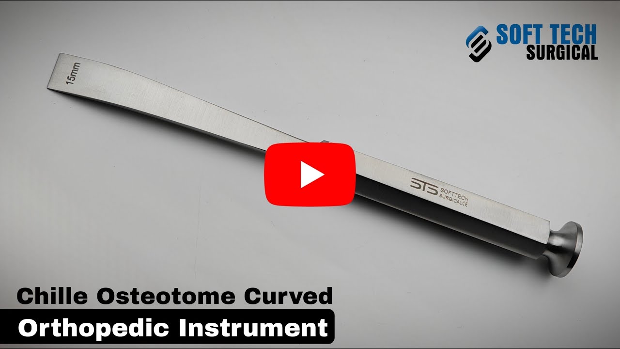 Stille Osteotome Curved | OEM Orthopedic Surgical Instruments Manufacturer & Supplier Worldwide