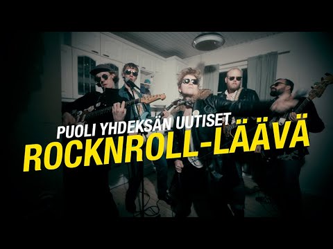 Puoli yhdeksän uutiset - Rocknroll-läävä