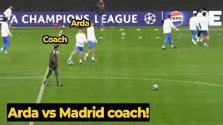 Arda Güler Blasted The Ball Toward A Coaching Staff In Final Training See What Happened