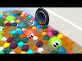 Water Marble Run ☆ Big & Small Eyeball Balls