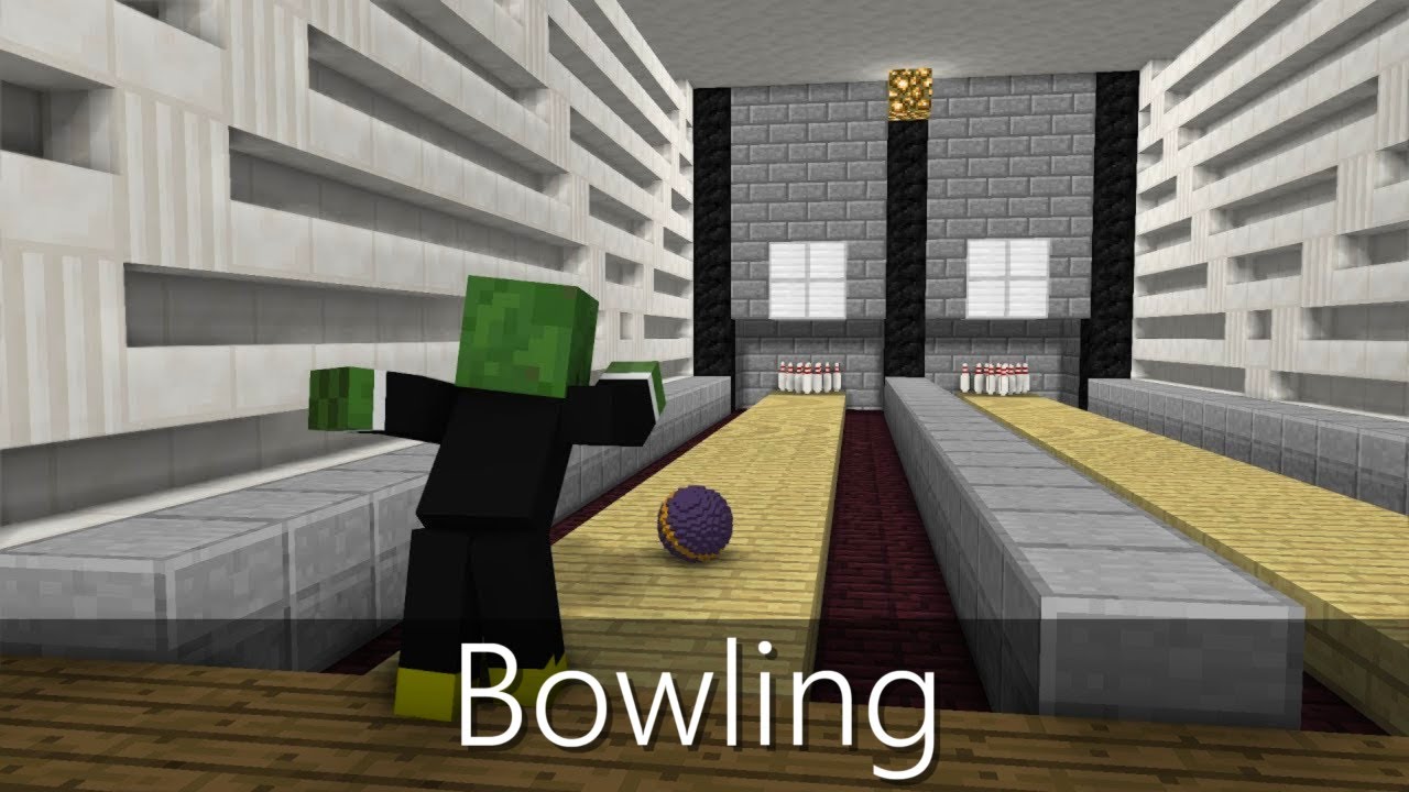 ボウリング Minecraftアニメーション Youtube