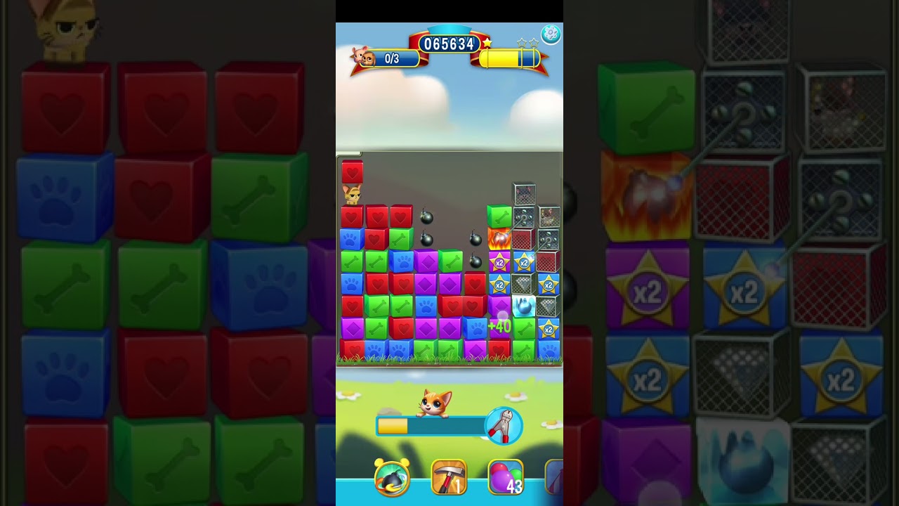 Pet Rescue Saga level 4719 one hammer
